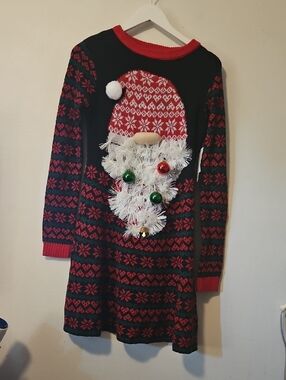 Born Famous Red Sweater Dress M